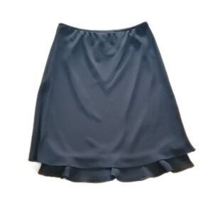 Another Thyme Career Classy Pull On Stretchy Skirt ~ Sz 14P ~ Black ~Knee Length